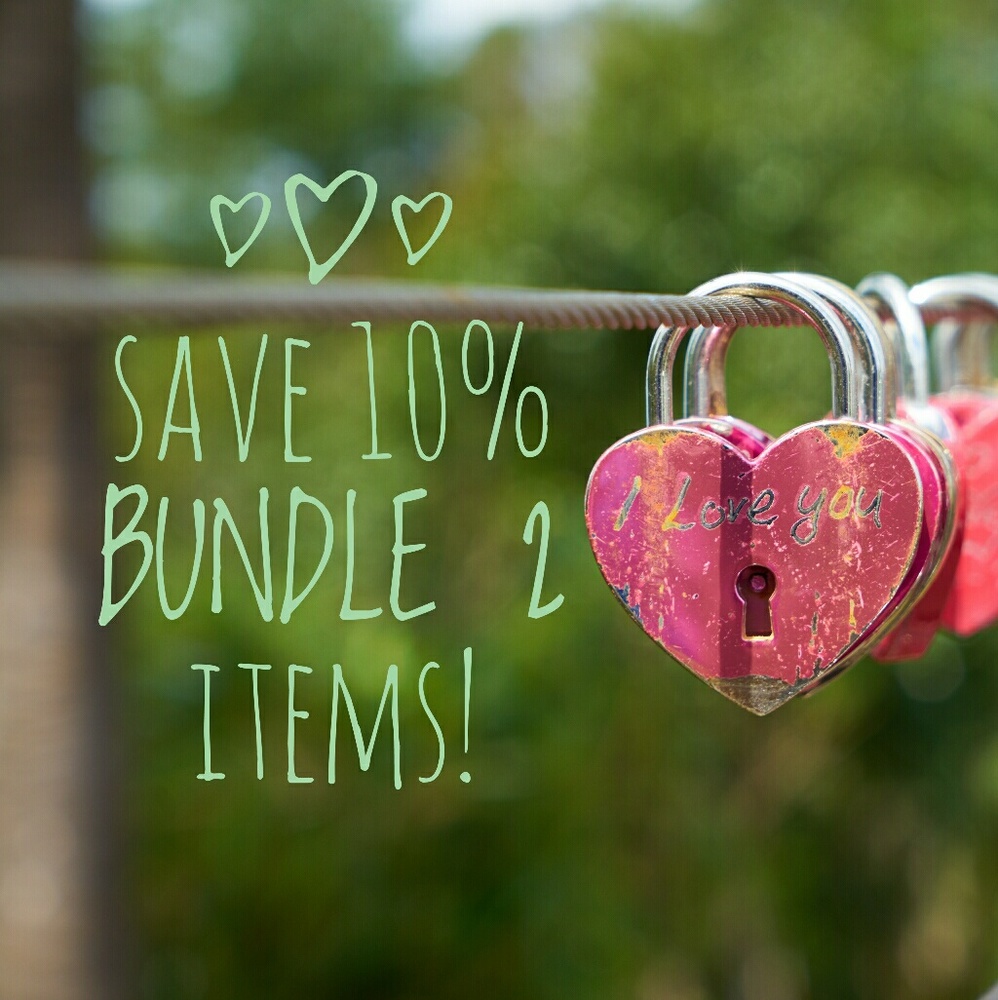 Bundle 2 items - SAVE 10% OFF!